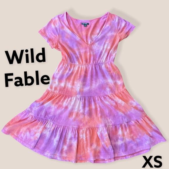🔥 HOT BUY $12 - WILD FABLE TIE DYE DRESS, Size XS!! - Picture 3 of 10